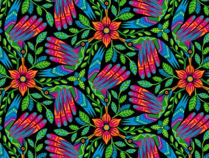 pattern, guache, illustration